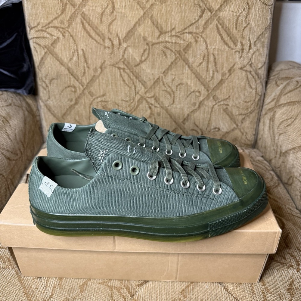 Converse x A-Cold-Wall ACW Chuck 70 OX Low‎ Pine Green A06688C Men's Shoe 10.5 - Picture 3 of 7